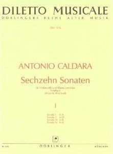 Antonio Caldara: 16 Sonaten Heft 1