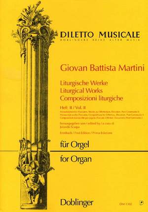 Giovanni Battista Martini: Liturgische Werke Band 2