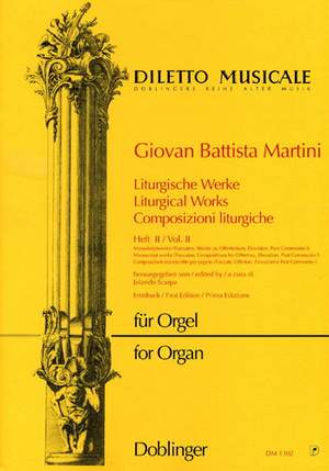 Giovanni Battista Martini: Liturgische Werke Band 2