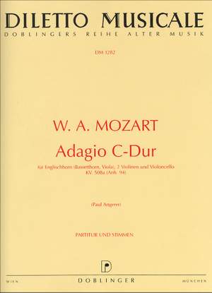 Wolfgang Amadeus Mozart: Adagio C-Dur KV 580a (Anh 94)