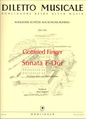 Gottfried Finger: Sonata F-Dur