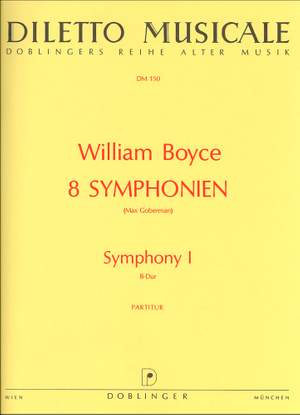William Boyce: Symphony I B-Dur