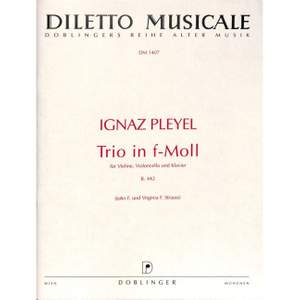 Ignace Pleyel: Trio in f-moll