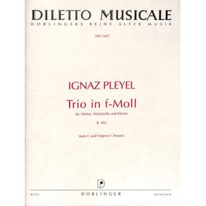 Ignace Pleyel: Trio in f-moll