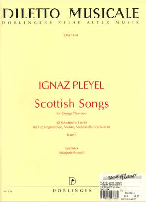 Ignace Pleyel: Scottish Songs Band 1