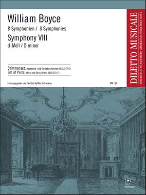 William Boyce: Symphony VIII D-Moll