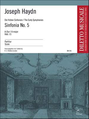 Franz Joseph Haydn: Sinfonia Nr. 5 A-Dur