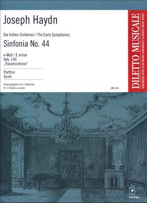 Franz Joseph Haydn: Sinfonia Nr. 44 e-moll (Trauersymphonie)