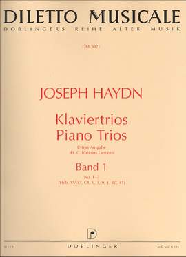 Franz Joseph Haydn: Klaviertrios Band 1 Nr. 1-7