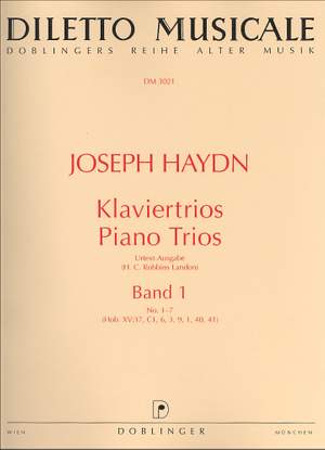 Franz Joseph Haydn: Klaviertrios Band 1 Nr. 1-7