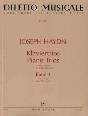 Franz Joseph Haydn: Klaviertrios Band 3 Nr. 17-23