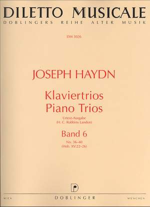 Franz Joseph Haydn: Klaviertrios Band 6 Nr. 36-40