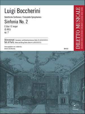 Luigi Boccherini: Sinfonia Nr. 2 C-Dur Op. 7