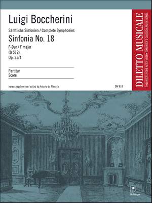 Luigi Boccherini: Sinfonia Nr. 18 F-Dur Op. 35 - 4