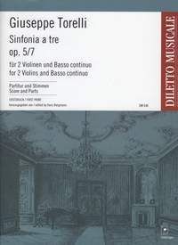 Giuseppe Torelli: Sinfonia a tre A-Dur op. 5 - 7 G 123