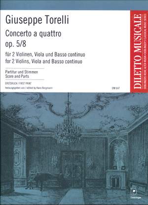 Giuseppe Torelli: Concerto a quattro g-moll op. 5-8, G 124