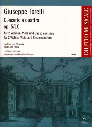 Giuseppe Torelli: Concerto a quattro F-Dur