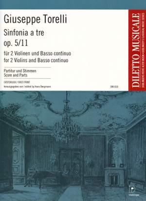 Giuseppe Torelli: Sinfonia a tre e-moll op. 5-11