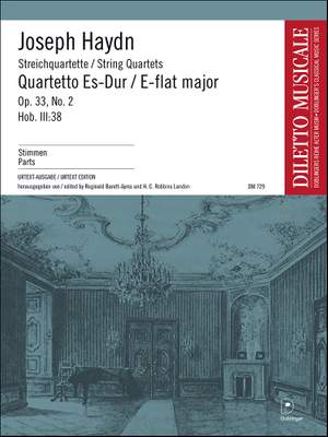 Franz Joseph Haydn: Quartett 2 Es-Dur Opus 33 HOB.III:38
