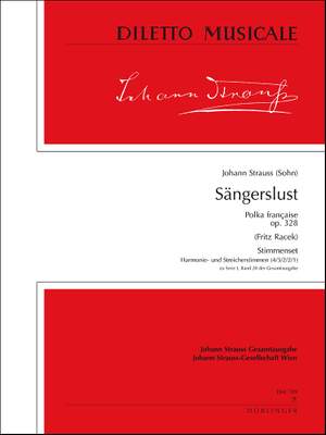 Johann Strauss Jr.: Sängerslust Op. 328