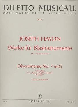Franz Joseph Haydn: Divertimento VII G-Dur Hob deest
