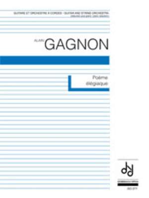 Gagnon, A: Poème élégiaque