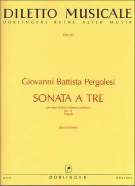 Giovanni Battista Pergolesi: Sonata a tre Nr. 11 d-moll