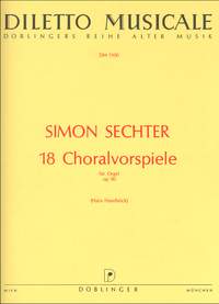 Simon Sechter: 18 Choralvorspiele op. 90
