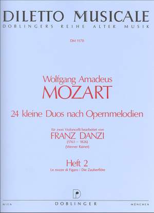 Wolfgang Amadeus Mozart: 24 kleine Duos Band 2