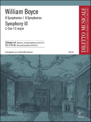 William Boyce: Symphony III C-Dur