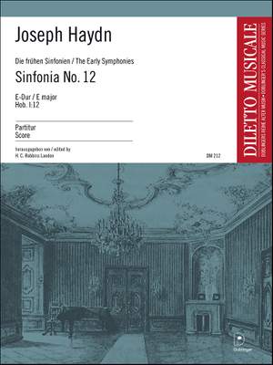 Franz Joseph Haydn: Sinfonia Nr. 12 E-Dur