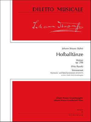 Johann Strauss II: Hofball.walzer Op298 Parts