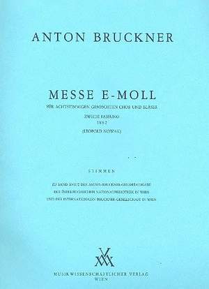 Bruckner, A: Mass E minor (1882)