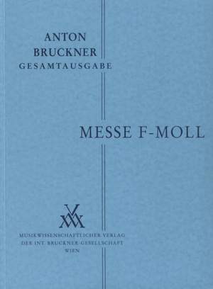 Bruckner, A: Mass F minor