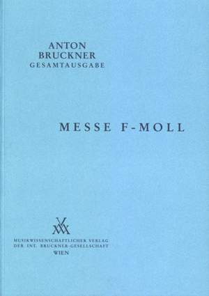 Bruckner, A: Mass F minor