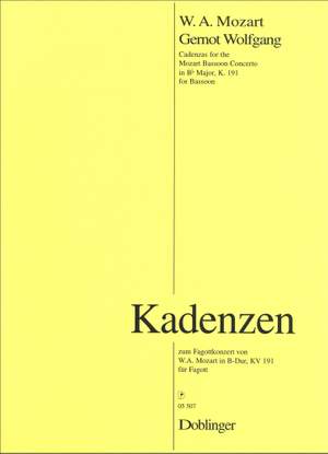 Gernot Wolfgang: Kadenz zu W.A.Mozart Fagottkonzert in B-Dur