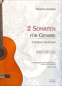 Giovanni Zamboni: 2 Sonaten (Sonate 6 e-moll & Sonate 9 a-moll)