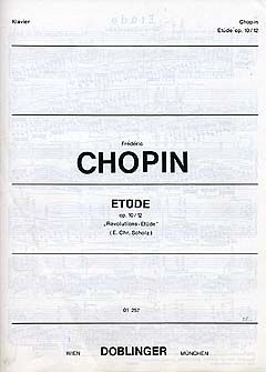 Frédéric Chopin: Revolutions-Etüde c-moll op. 10 / 12