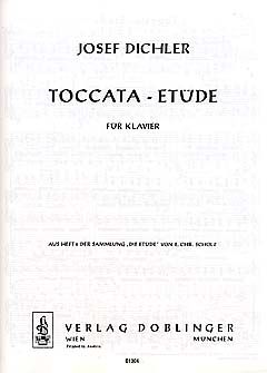 Josef Dichler: Toccata-Etüde