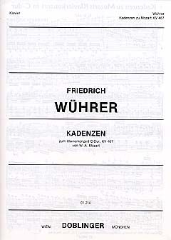 Friedrich Wührer: Cadens Concert 21 C Kv467