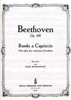 Ludwig van Beethoven: Rondo a Capriccio G-Dur op. 129