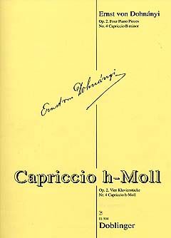 Ernst von Dohnanyi: Capriccio h-moll op. 2 / 4