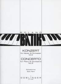 Batik, R: Concerto for Piano and Orchestra No. 2