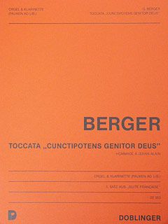 Günter Berger: Toccata Cunctipotens Genitor Deus