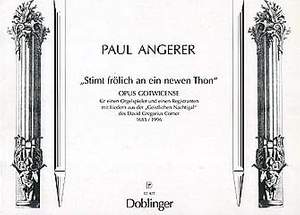 Paul Angerer: Stimt frölich an ein newen Thon