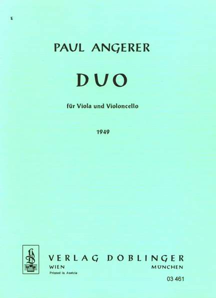 Paul Angerer: Duo
