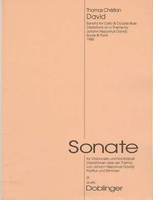 Thomas Christian David: Sonate