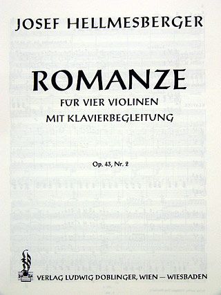 Joseph Hellmesberger: Romanze