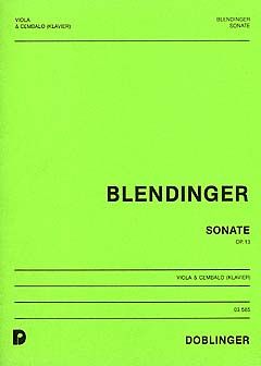 Herbert Blendinger: Sonate