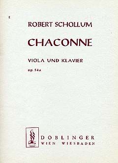 Robert Schollum: Chaconne